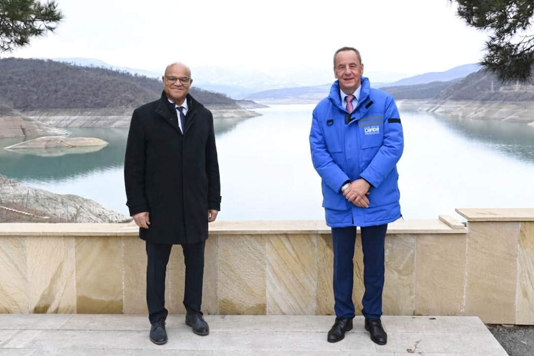 Beynəlxalq kanoe federasiyalarının prezidentləri Sərsəng su anbarına baxış keçiriblər